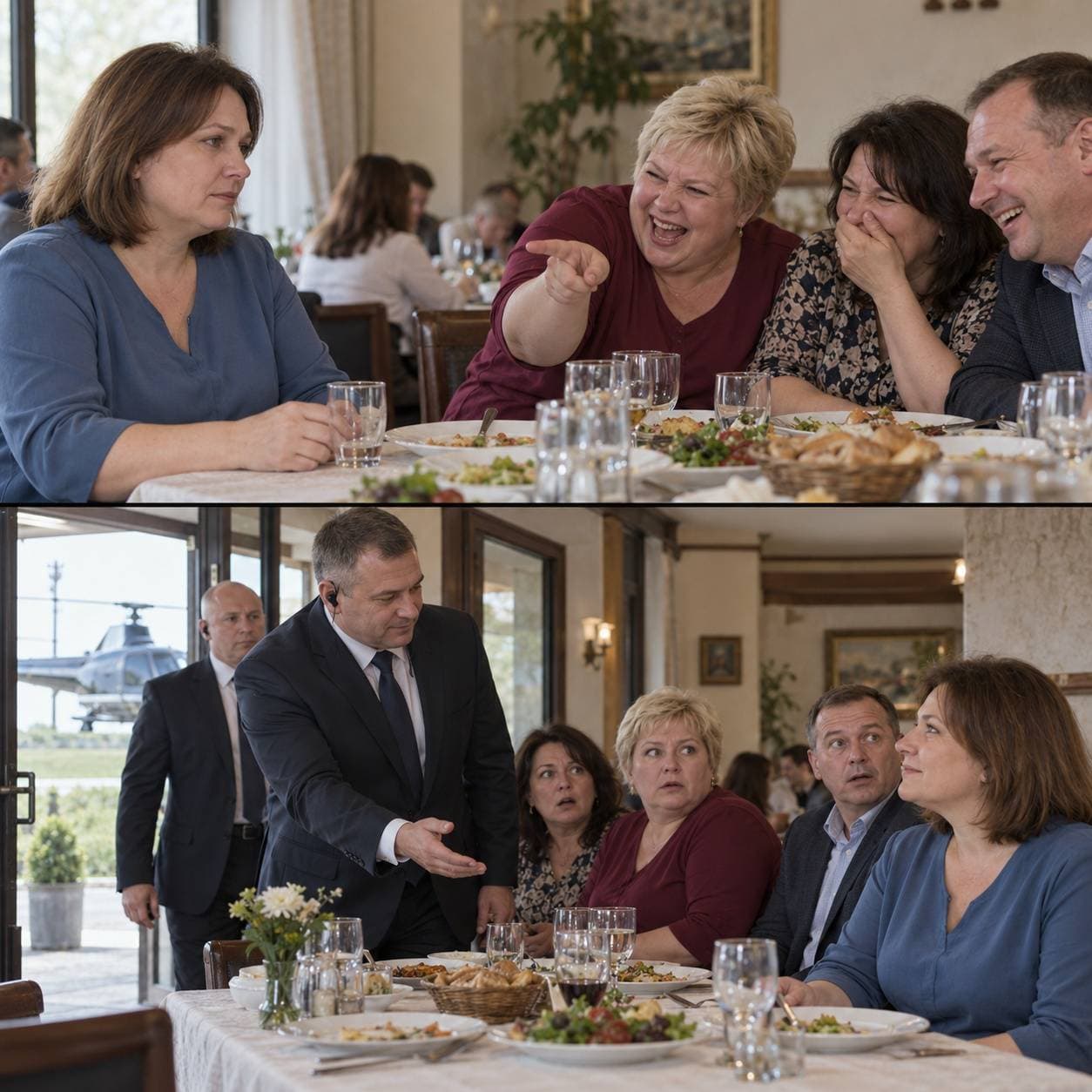 Оксана прийшла на зустріч випускників у старому одязі, але здивування однокласників перервала поява охорони