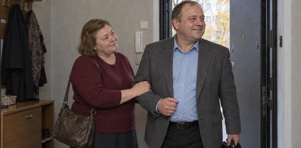 Муж уехал на встречу одноклассников, а жена зашла к гадалке